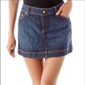 Lilly Pulitzer Kent Skirt Indigo Denim Mini